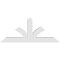 Ekena Millwork Richland Architectural Grade PVC Gable Bracket, 48"W x 20"H x 4"D x 4"F, 10/12 Pitch GBP048X20X0404RIC00 - alternate 5